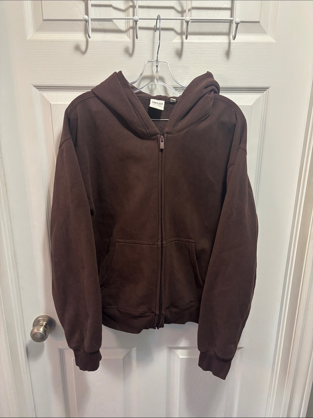 Aritzia Cozy Sweatfleece Perfect Fit Zip Hoodie